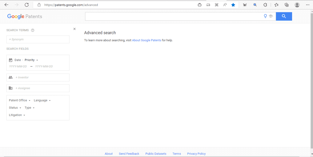 Google patent search TTC 6