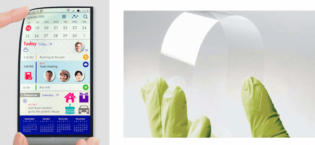 bendable displays