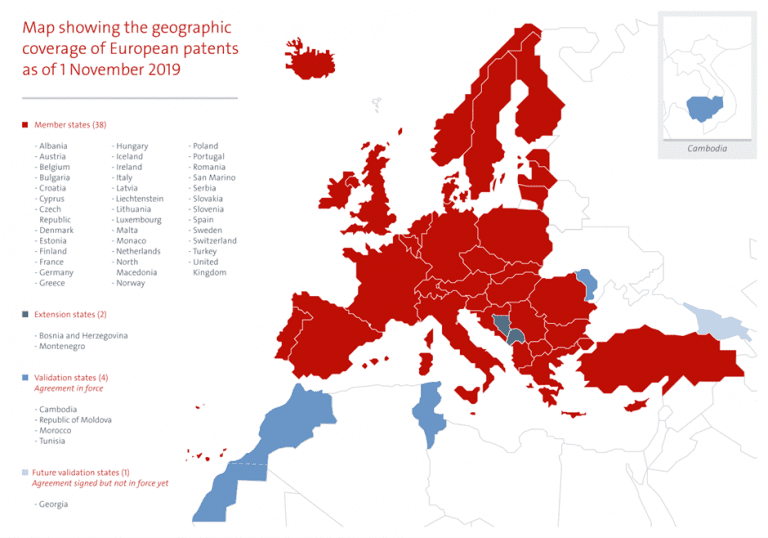 Is there a single patent that covers all countries?